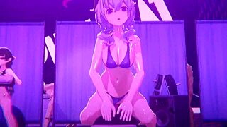 Working out big tits and ass in gym for creampie?