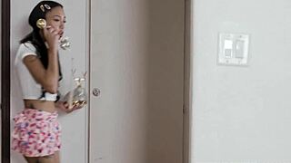 bianca gets stuck in tub and bangs danny mountain