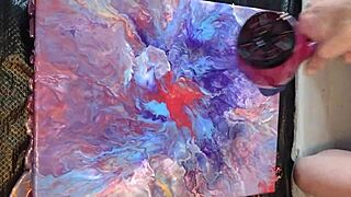 i paint naked with my big cock wife