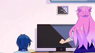 omg, nerd forced to marry the popular school girl in anime! 😱