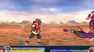 Final hentai game ep 4 features ninja wrestler gangbang in street with monster cocks