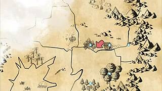 anime babe asks, 'want me to jerk your big cock?' in hentai scene