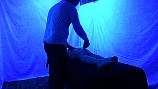Gigi Breeze Blacklight Massage Session