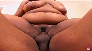 Busty Black Woman Bends Over For Deepthroat And Facial Cumshot!