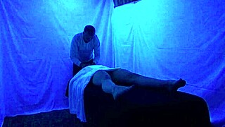 Gigi Breeze Blacklight Massage Session