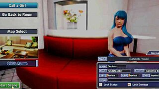 blue haired beauty gets fucked silly in narrative romp
