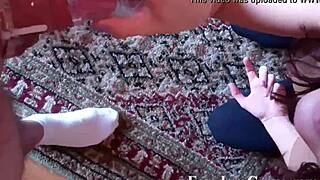 Mistress dominates slave in POV session