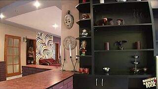 maid valentina blue seduced and analy probed by cathy heaven and her horny husband