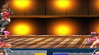 Final hentai game ep 4 features ninja wrestler gangbang in street with monster cocks