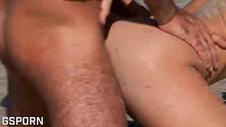 classic porn with sexy big tits blonde fucked in her ass