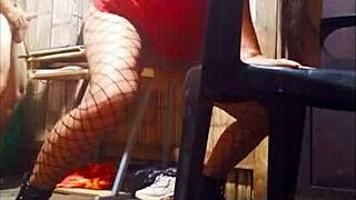 My wife is a dom and she LOVES getting dominated in sex, with a well endowed man, showing off her assets