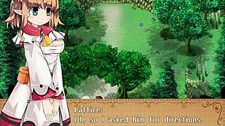 anime babe asks, 'want me to jerk your big cock?' in hentai scene