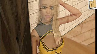 Wvm 45 stands tall defending Stacey in steamy 3D erotic clash