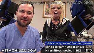 Bella Ink's electrifying hospital visit: Physical hitachi wand orgasms to death in college