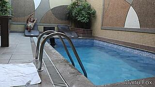 Manu Fox Gives Ass and Pussy to Director Rubens Badaró Before Recording Without Condom