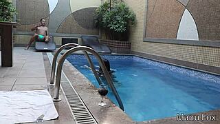 Manu Fox Gives Ass and Pussy to Director Rubens Badaró Before Recording Without Condom