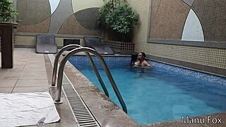 Manu Fox Gives Ass and Pussy to Director Rubens Badaró Before Recording Without Condom