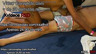 Jacy shouts, 'i want to cum on mike's big cock!'