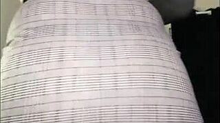 I admire sexy redhead dancing her fat ass in fishnets