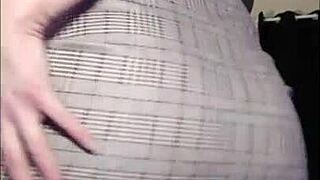 I admire sexy redhead dancing her fat ass in fishnets