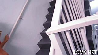 I watch Dixie Belle in hardcore fucking and blowjob