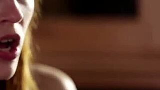 Young Redhead Rimmed and Fingered by Hot Babe