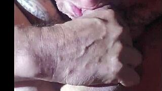 Brittny's playtime involves self-sucking and blowjobs