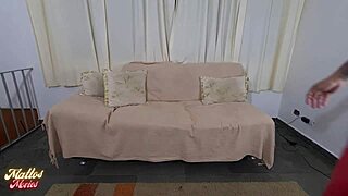 teste de atores - a baixinha levou um banho de porra. skinny slut fucking ass bent over orgasm swallow