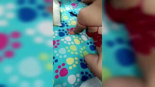 Mexican brunette fucking her tall white neighbor with a big cock