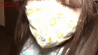 Nana, short and shy, does sweet diaper cosplay masturbation