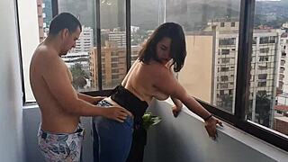 Colombian babe sells house and gets drilled hard