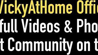 Vicky Vette Sucks Cock