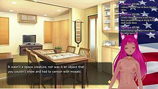 vtuber lewdneko plays girlfriend president game part 4.