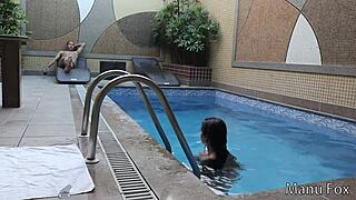 Manu Fox Gives Ass and Pussy to Director Rubens Badaró Before Recording Without Condom