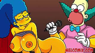 yo, check this hot milf from simptoons, wanna see her wild simpsons hentai side?