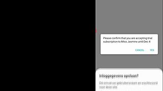 Miss Jasmin Toys with Dildo in Leggings