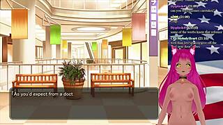 vtuber lewdneko plays girlfriend president game part 4.