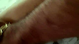 Latina wife fingers her big wet ass and pussy