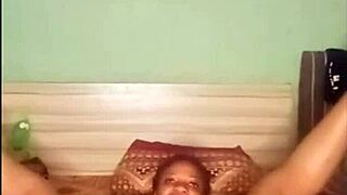 Vivi Queen fingers herself in a homemade solo session