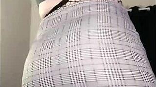 I admire sexy redhead dancing her fat ass in fishnets