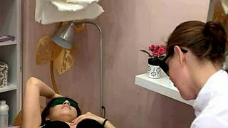 Ritafox Visits for Laser Depilation, Check Her Stunning Ass in Close-Up Webcam View