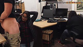 Couple bitches try to steal but get screwed in hidden cam pov 😏