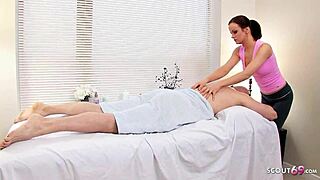 OMG! Masseuse Gets Nailed by Client in Studio Raw!