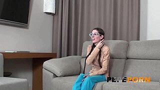 littlebio swallows lots of cock after explaining her name