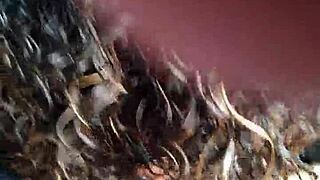 In the drive-thru covid testing line, she gives a blowjob to the tester while others wait.