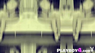 Busty Model Harley Rae Reveals Pussy After Striptease