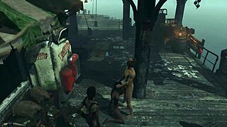 futa getting fucked in fallout 4 game scene