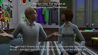 Man, study time just got steamy with this cute anime babe