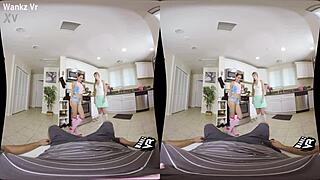 Sorority Girls Alyce Anderson And Brooke Haze In Horny Initiation With Blowjobs