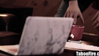 Young emo goth student intimidates teacher into rough doggystyle sex